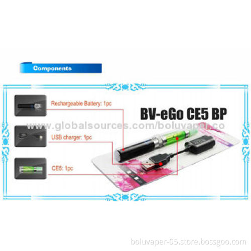 CE5 eGo Electronic Cigarettes with Changeable Coil in Various Coils